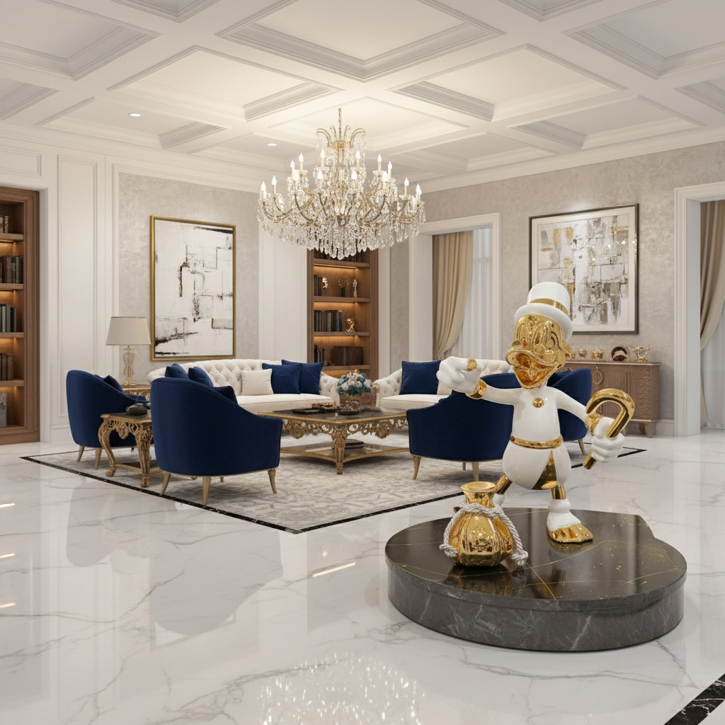 LUXURIOUS MC DUCK: WHITE AND GOLD EDITION