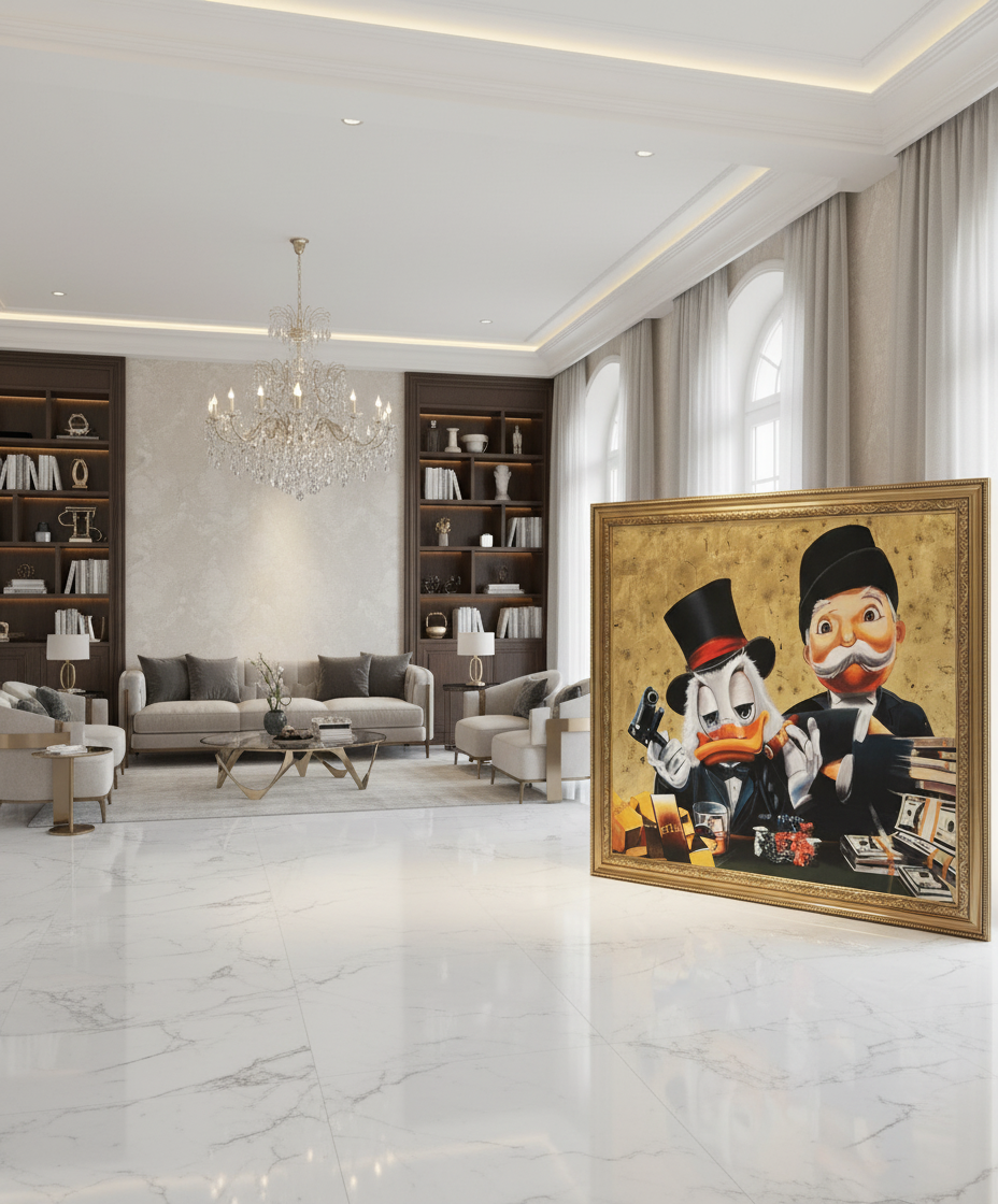 THE MONEY MASTERS: DONALD DUCK & MR. MONOPOLY