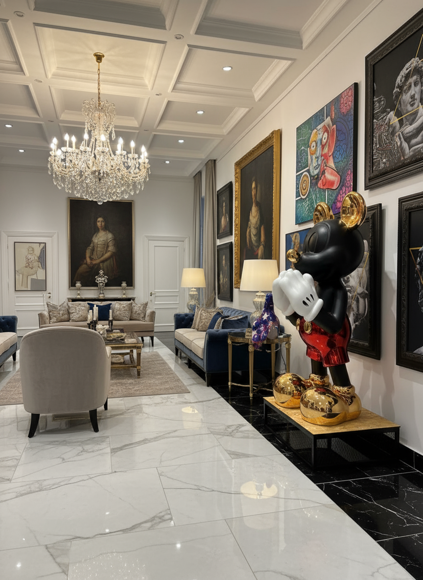 MICKEY'S DEVOTION: A SCULPTURAL PRAYER