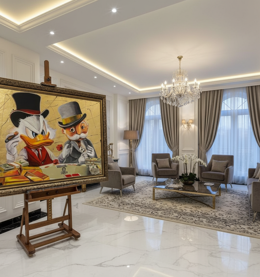 CASH KINGS: DONALD DUCK AND MR. MONOPOLY