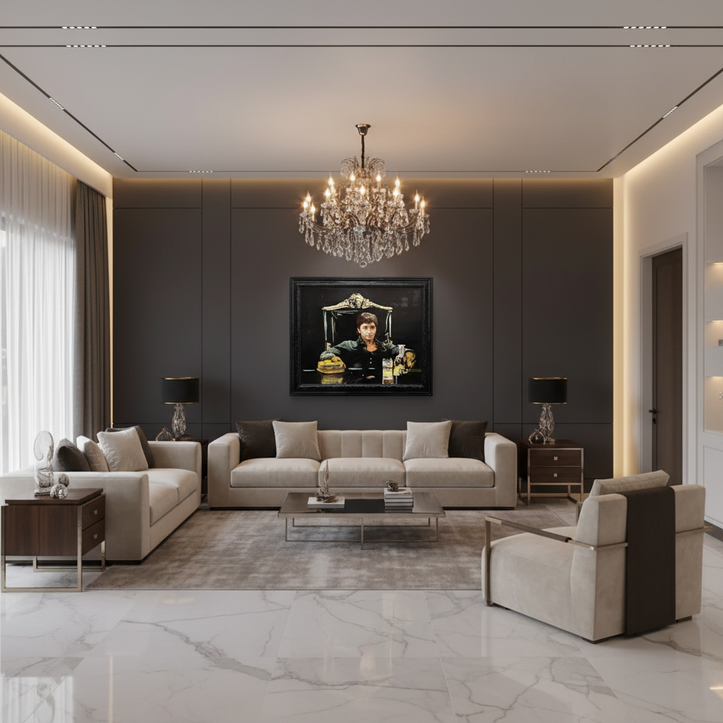 TONY MONTANA: KINGPIN ON HIS THRONE